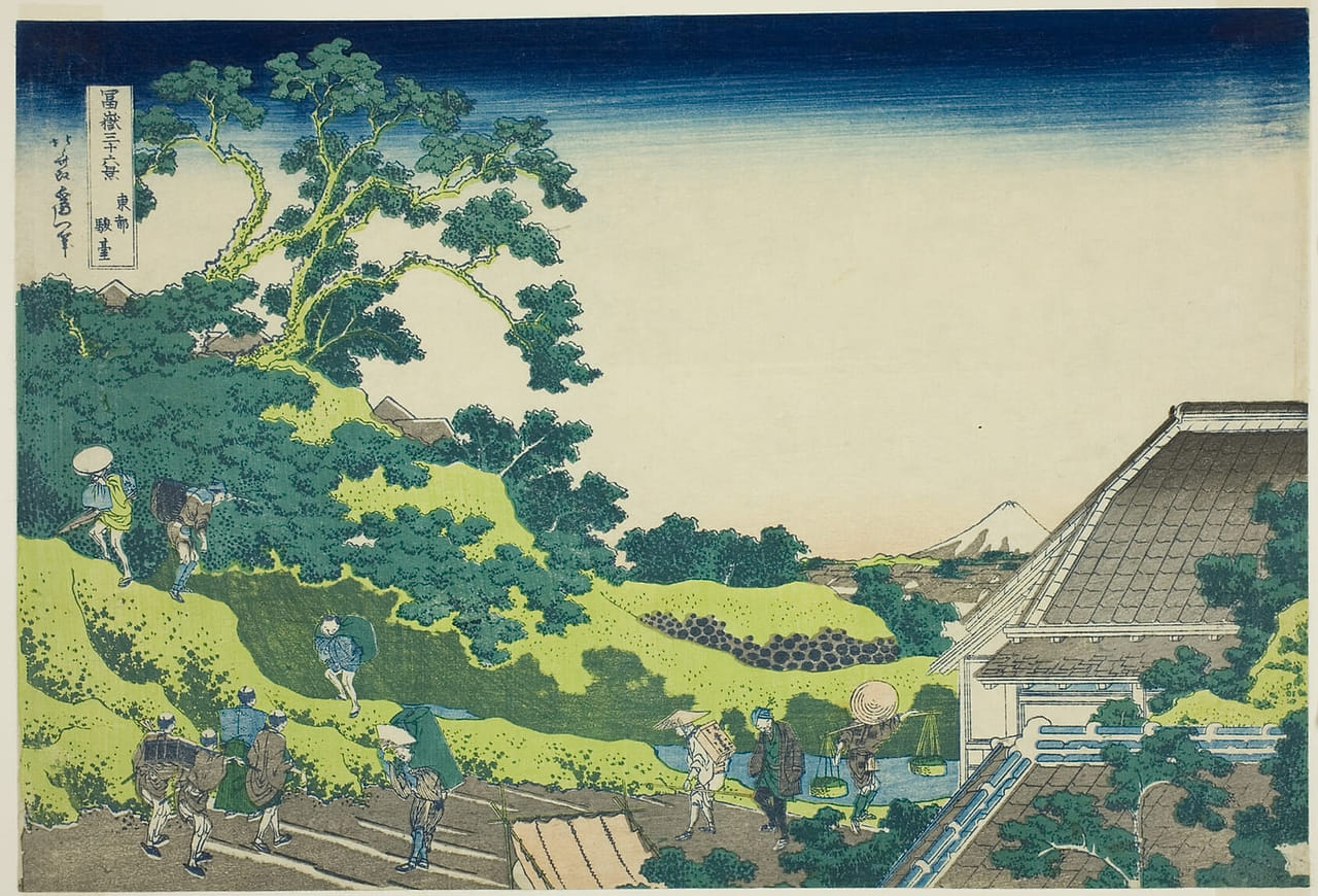 Katsushika Hokusai, Sundai, Edo